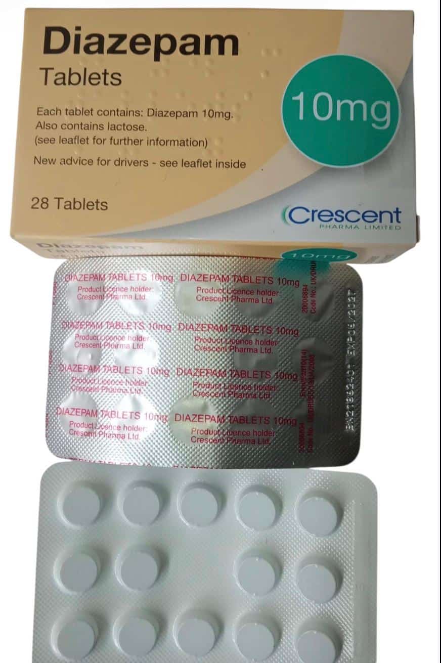 Diazepam 10mg Crescents